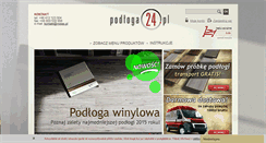 Desktop Screenshot of podloga24.pl
