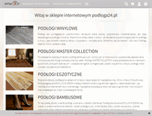 Tablet Screenshot of podloga24.pl